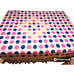 VTG Hand Crochet & Colorful Mod Circles Handmade Bedspread Coverlet BOHO 88X112