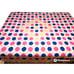 VTG Hand Crochet & Colorful Mod Circles Handmade Bedspread Coverlet BOHO 88X112