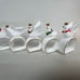 Napco Ware Christmas Napkin Rings White Dove Bone China