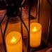 NEW 2 Decor Modern Farmhouse Lantern Decor( Black Metal Candle Lanterns