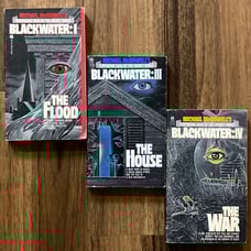 Blackwater 1, 3 & 4: Flood / House / War - Michael McDowell (1st ed.) Avon, 1983