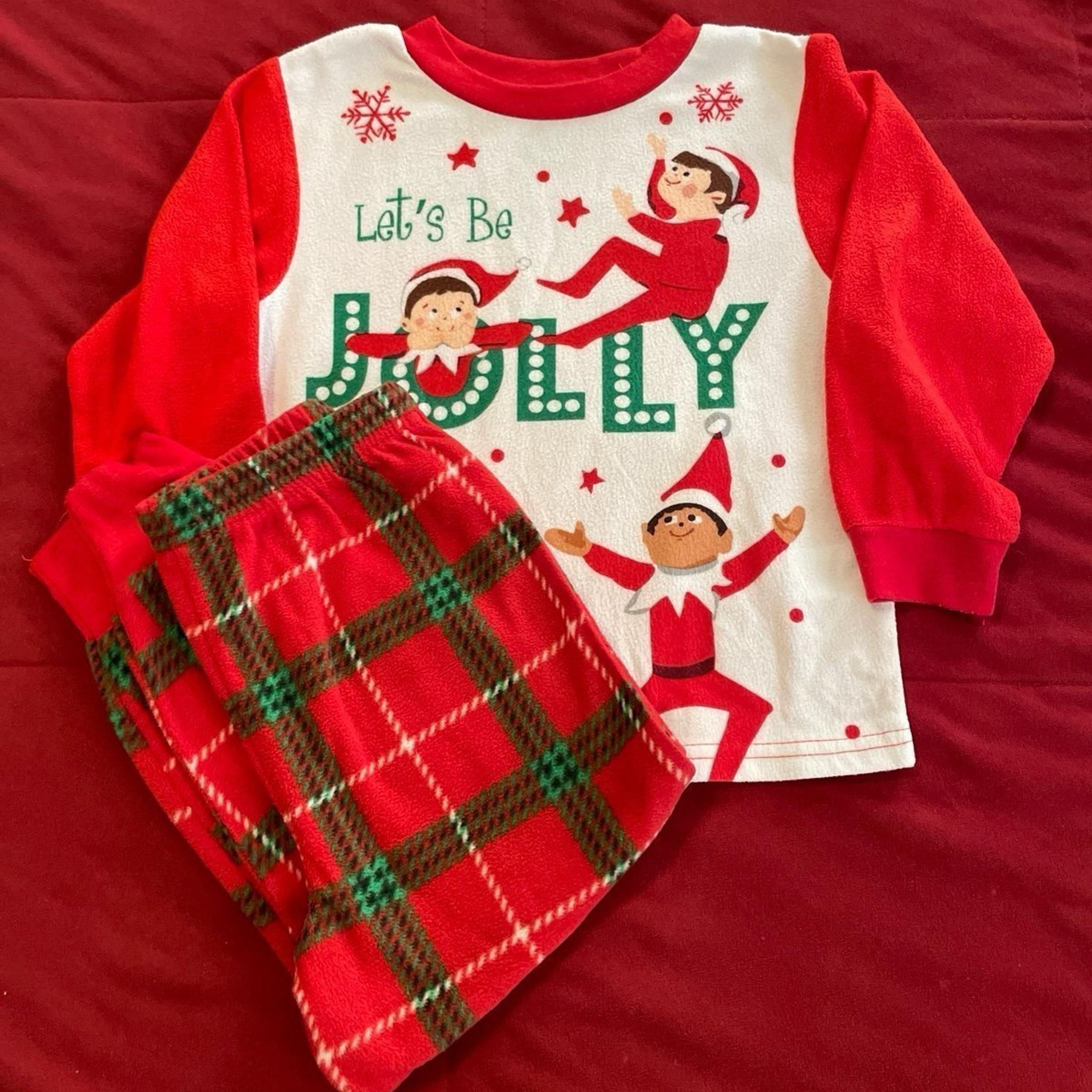 Elf on the Shelf Pajamas Set Size 4