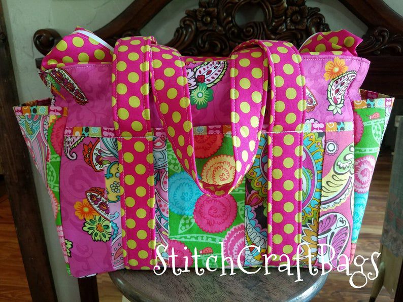 Handmade Boutique Diaper Bag Crossbody