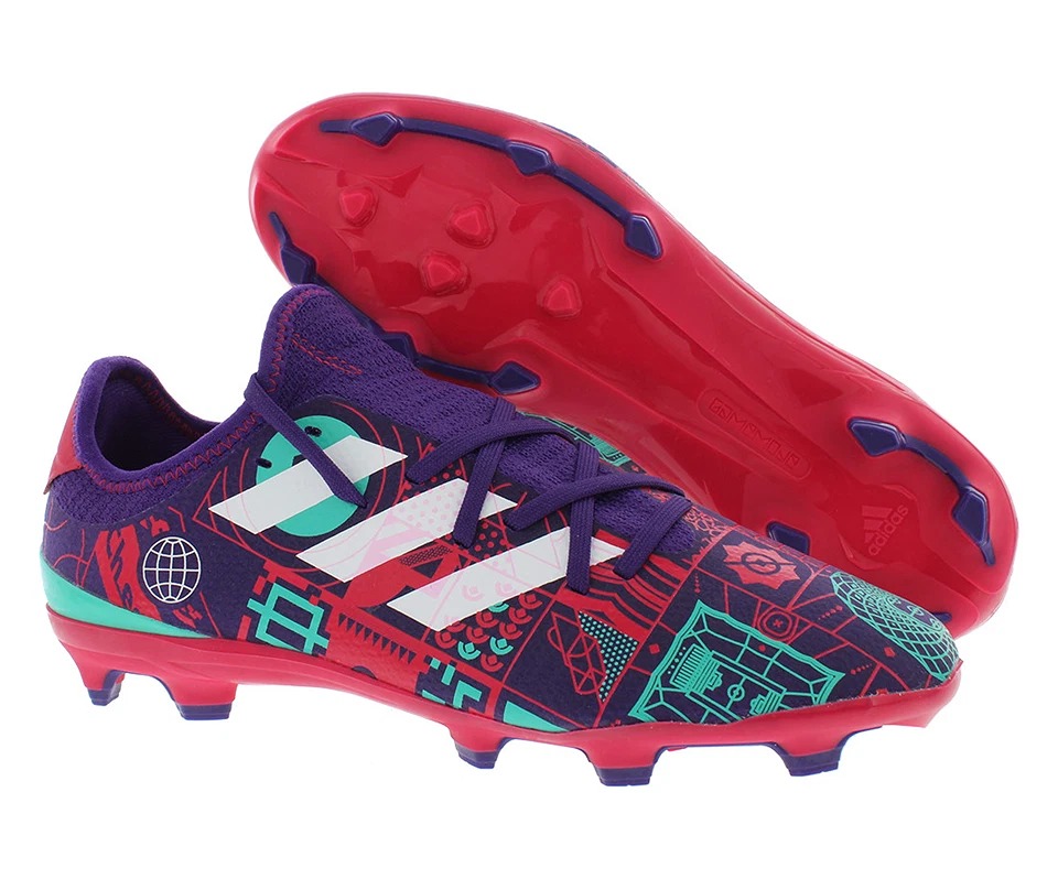 Adidas Gamemode Knit FG GS Size 7.5 Men's/ 8.5 Women's Rich Purple Soccer Cleats