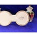 Vintage NASCO Japan Handpainted Ceramic Salt & Pepper Shakers w/Caddy