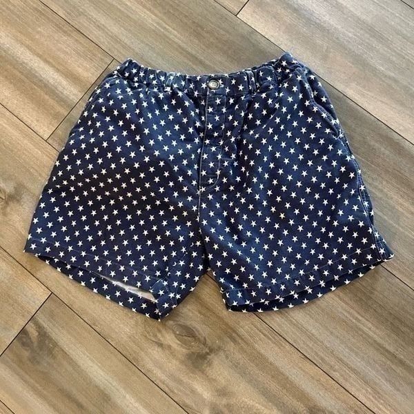 Chubbies Blue Star Pattern Casual Chino Shorts Men Medium Bin K-41