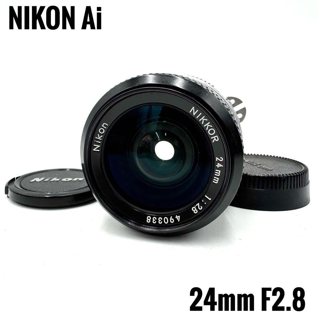 ❁In good working condition❁ Nikon Ai Nikkor 24mm F2.8 Single Focus Lens