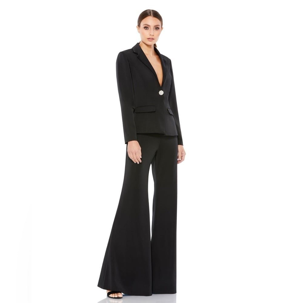 Size 6 IEENA FOR MAC DUGGAL 26455 NWT Black Jumpsuit