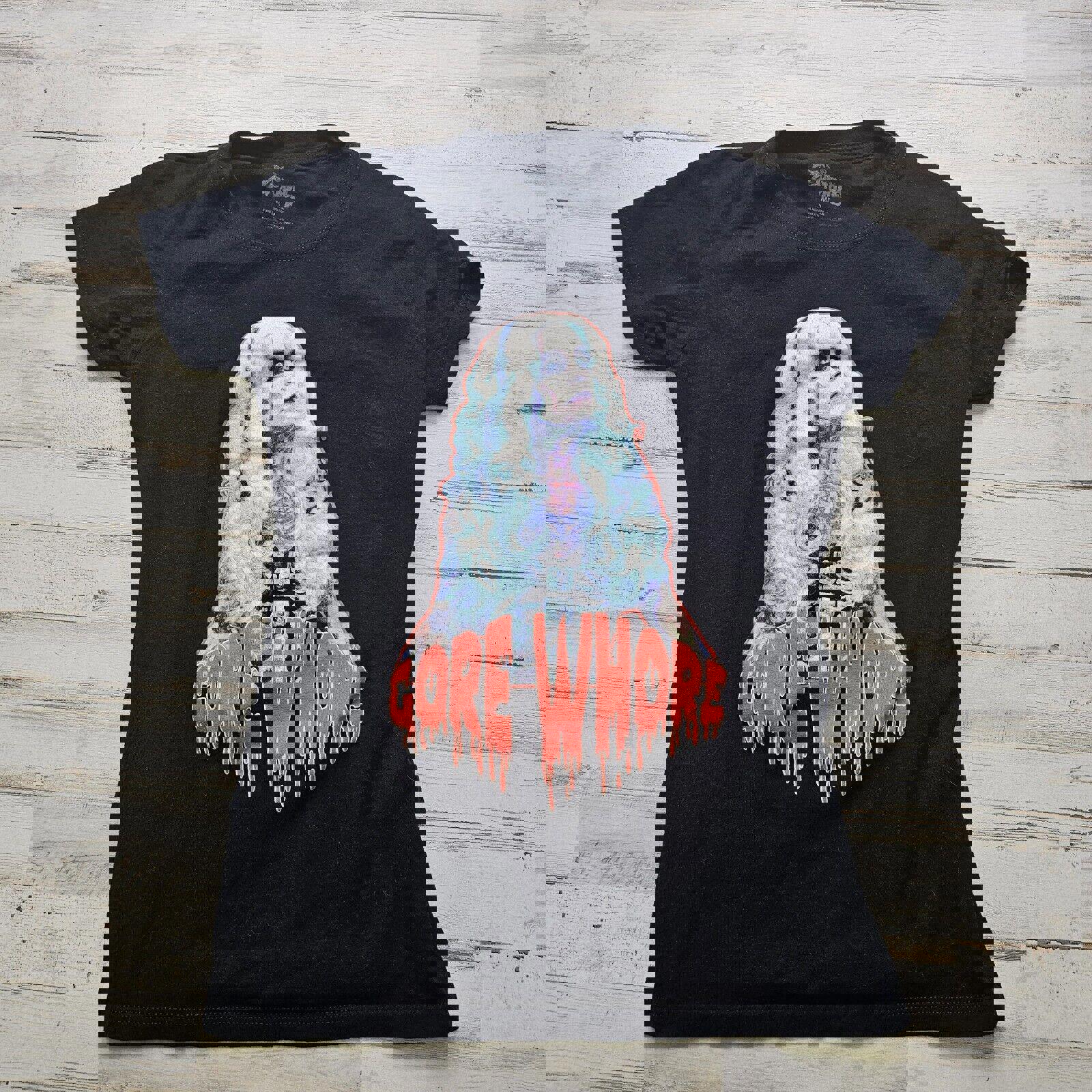 Rare Rob Zombie Gore Whore Living Dead Girl 2018 Womens MED Concert Shirt