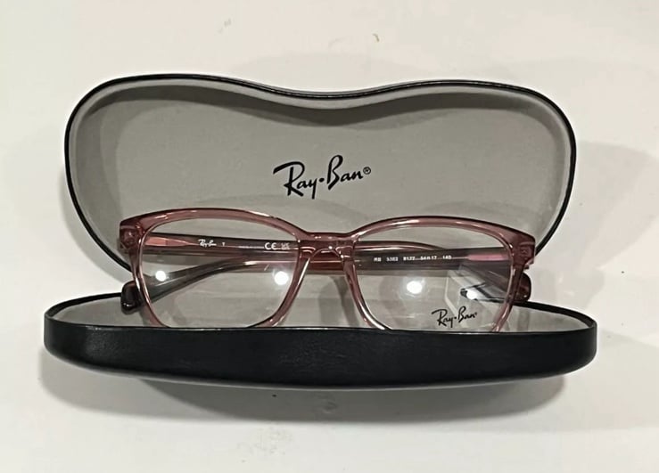 Ray-Ban Eyeglasses Frame RB5362 8177 Transparent Pink Havana Tortoise 52-17-140