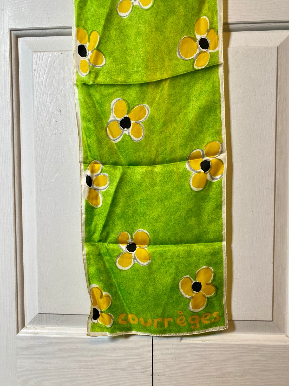 Vintage Courreges Paris scarf