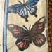 Vintage Retro Bucilla Butterflies Latch Wall Hanging Kit/Latch Hook Rug Kit