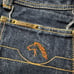 Jordache vintage 70’s jeans horse logo front and back pockets size 28