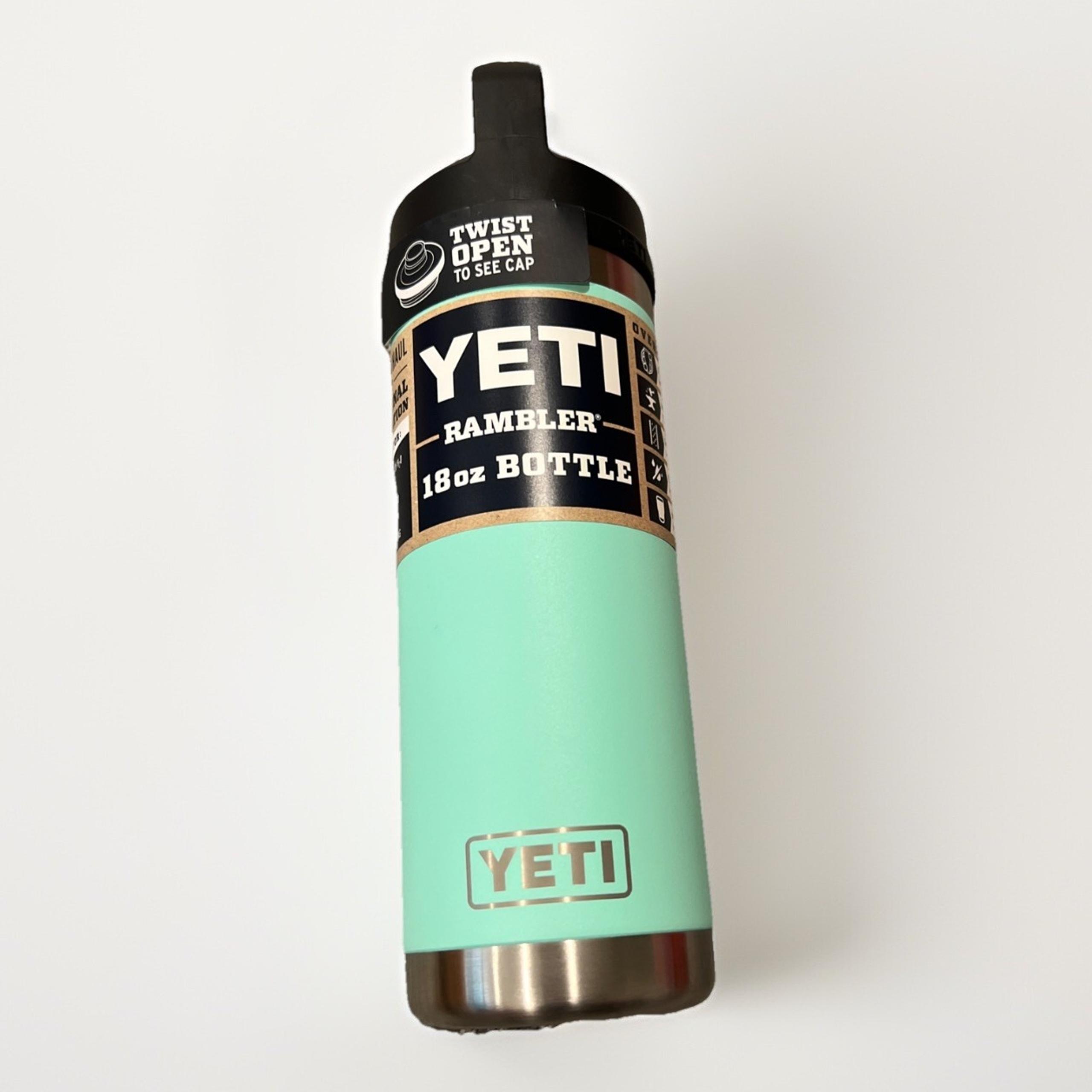 Yeti Seafoam Green Water bottle Rambler 18oz with Chug Cap New With Tags
