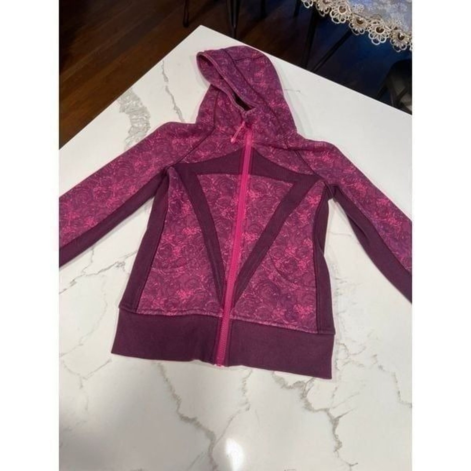 Ivivva lululemon Hoodie Zip Up Sweatshirt purple size 10