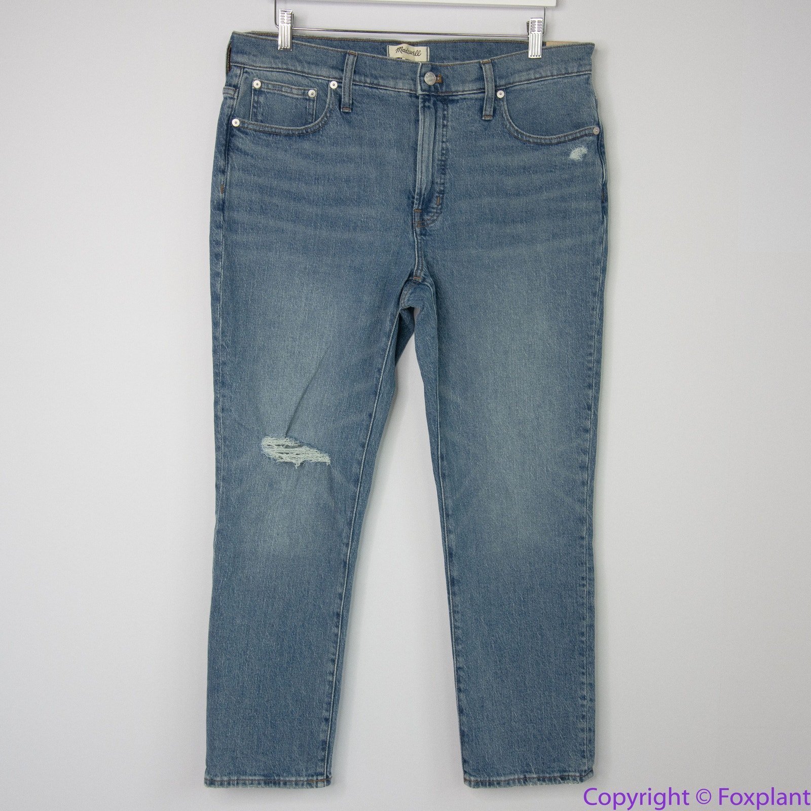 NEW Madewell Mid-Rise Perfect Vintage Jean Ainsdale Wash, 31
