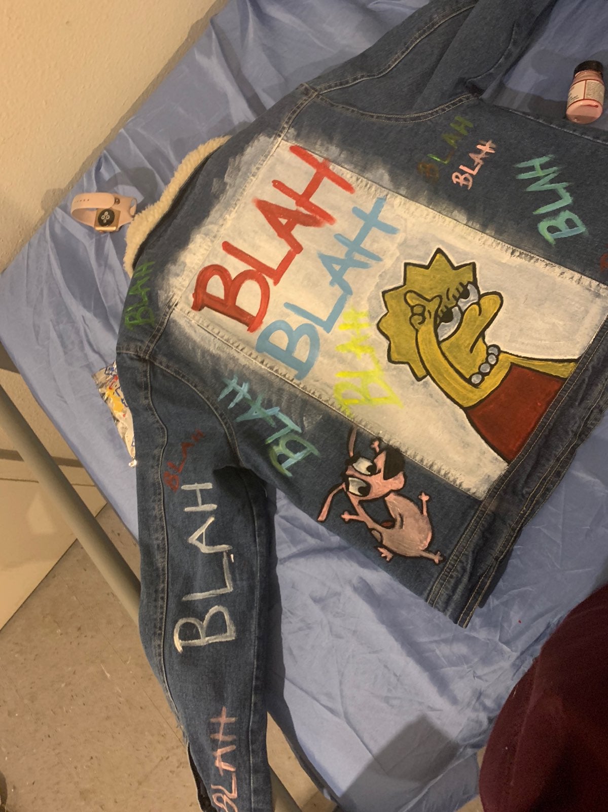 Custom jean jacket