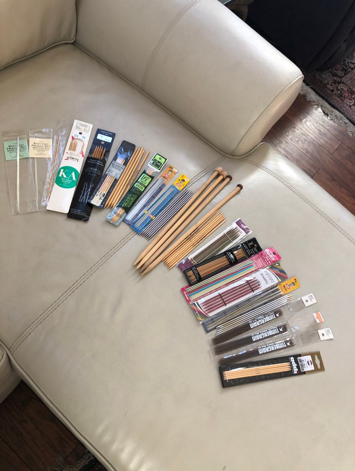 Knitting needles lot