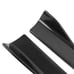 Brand New 2PCS V3 19'' Universal ABS Rear Bumper Splitter Diffuser Carbon Fiber