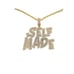 14K Yellow Gold Finish Self Made - Free 24 x 3mm Rope Chain