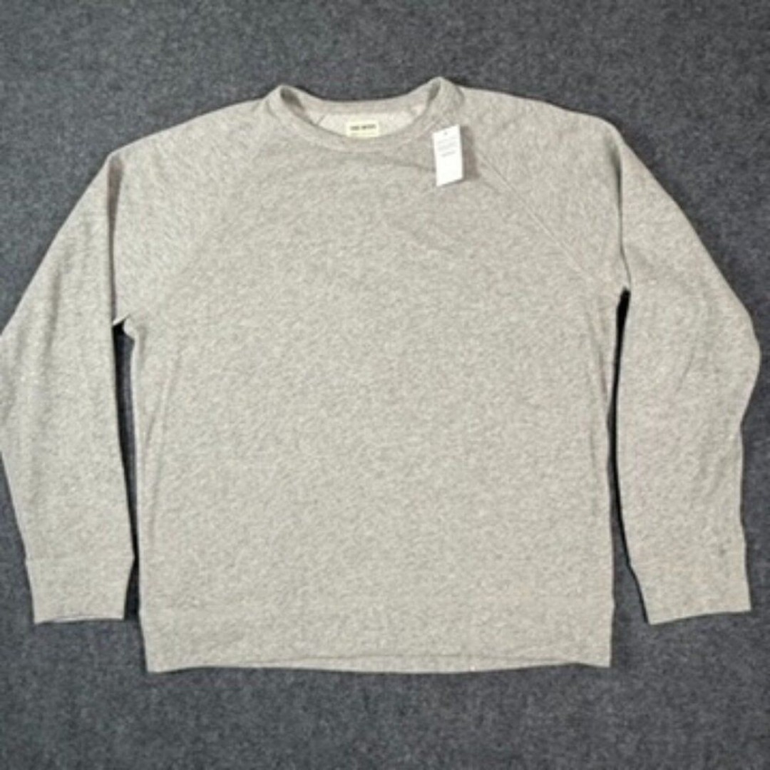 Todd Snyder Mens Surf Terry Sweatshirt Crew Neck Grey Heather Sz XL NWT Lounge