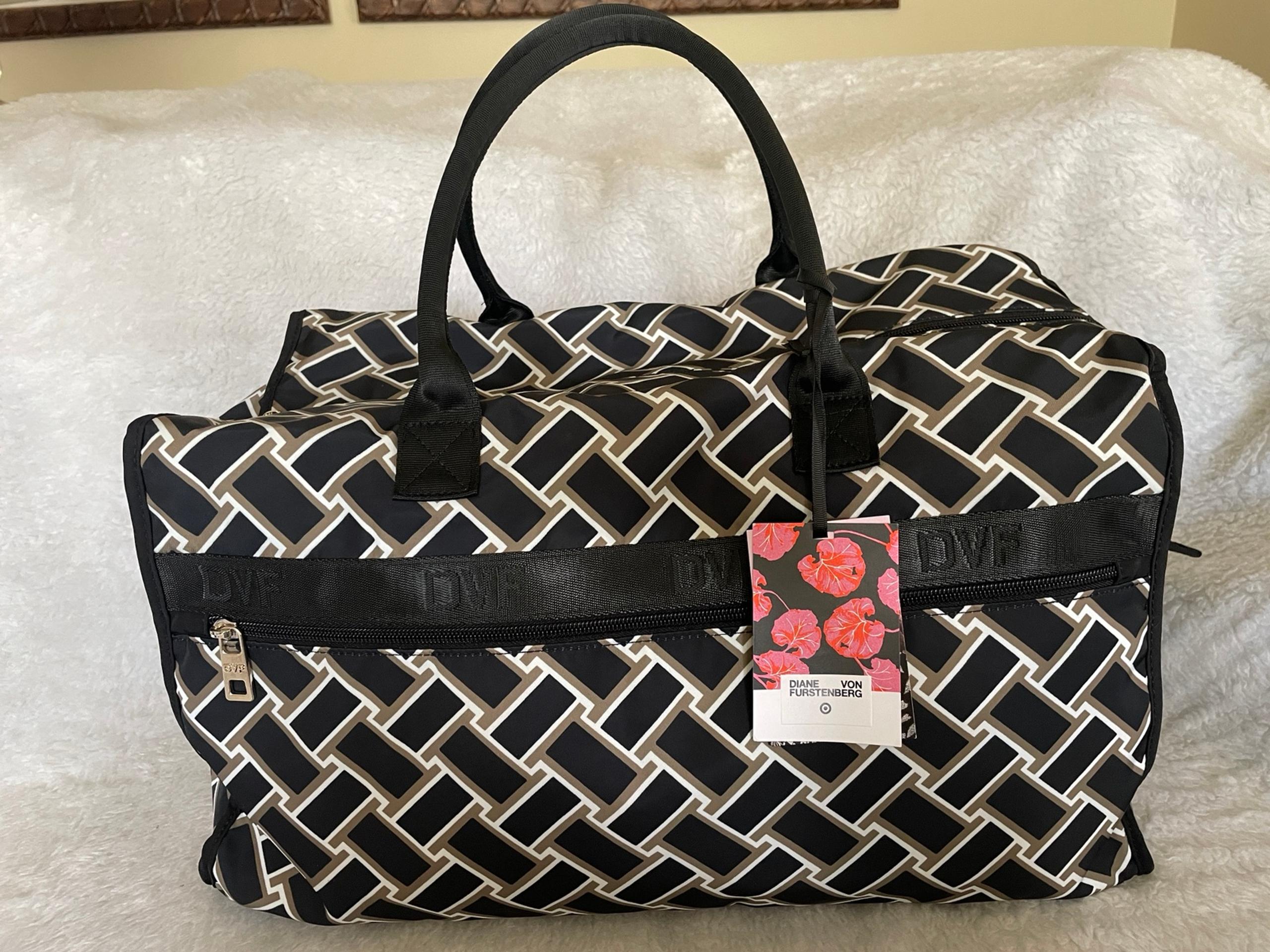 Diane Von Furstenberg Vintage Weave Neutral Weekender Bag - DVF for Target