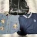 3 pieces of clothing I no longer wear: a jacket, a nylon pullover, and a shirt.