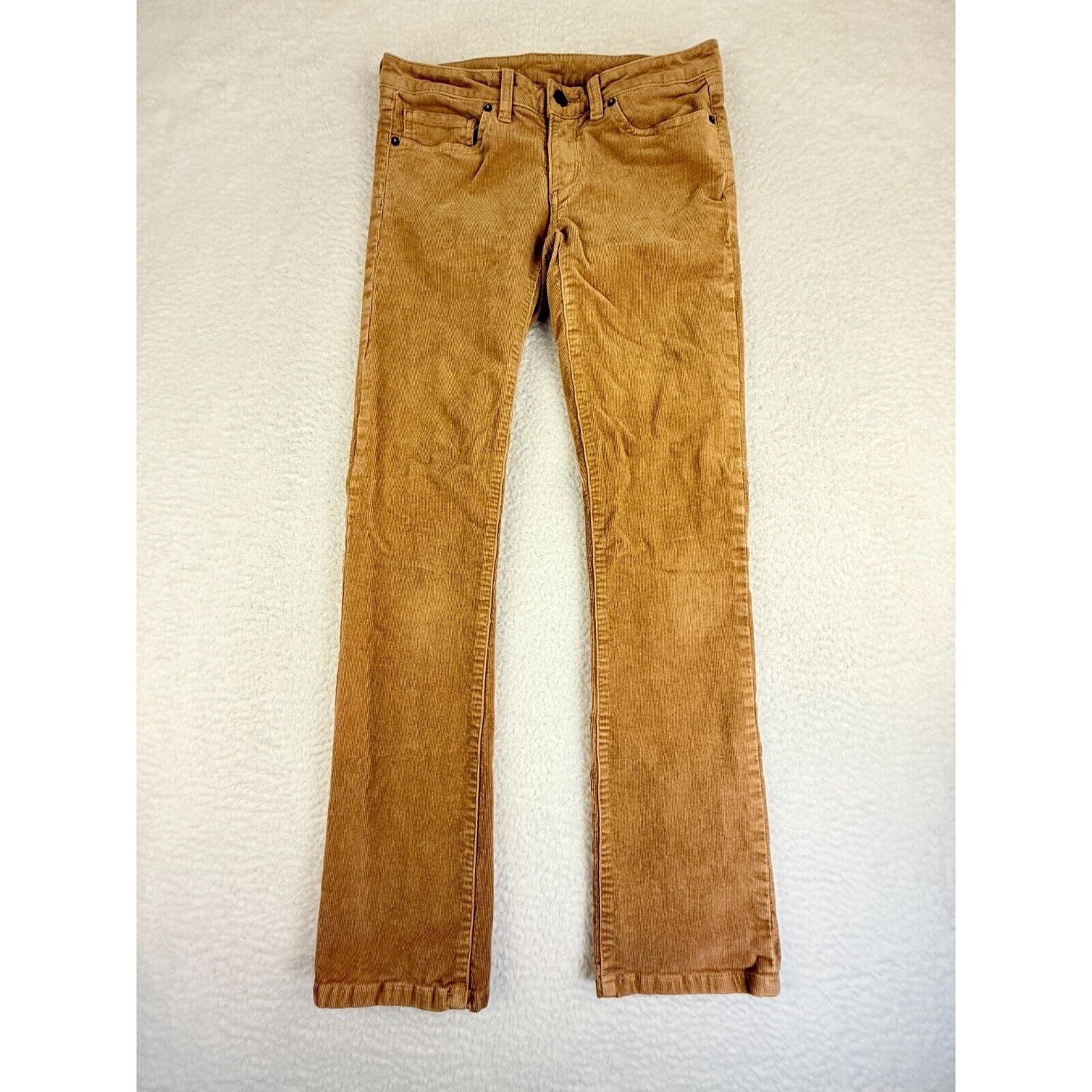 Patagonia Corduroy Pants Womens 26 (fits 29x31.5) Brown Straight Leg Low-Rise