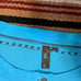 Pro Rodeo Big Buckle Thermal Turquoise/Brown Long Sleeve Shirt Size XXL NWT