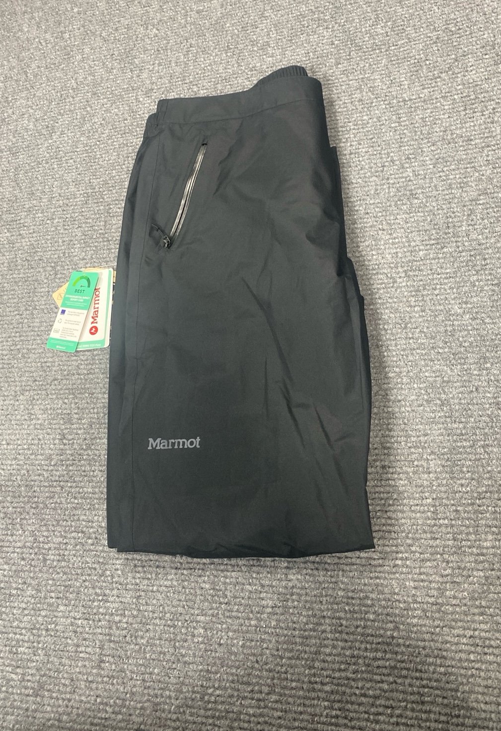 Marmot men’s Gore-Tex  minimalist pant 2XL black water and wind proof pants.