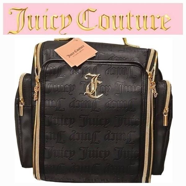 Juicy Couture Juicy Logo Travel Hanging Case w/Multiple Compartments