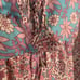 Shoshanna Solado Top Floral Patchwork Print Pink & Blue Cottagecore Fairy Sz M