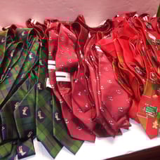 Wholesale Lot 88 Christmas Holiday Neckties silk IZOD Hallmark Merona ugly sweat