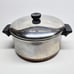 VTG Revere Ware 1801 Copper Bottom 4.5 Qt Quart Stock Pot W/ Lid Clinton ILL