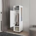 White Wardrobe Closet for Boston Bedroom