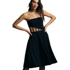 Anthropologie NWT Dress the Population Strapless Corset Dress