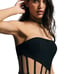 Anthropologie NWT Dress the Population Strapless Corset Dress