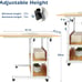 Home Office Desk 31x16'' Moveable Adjust