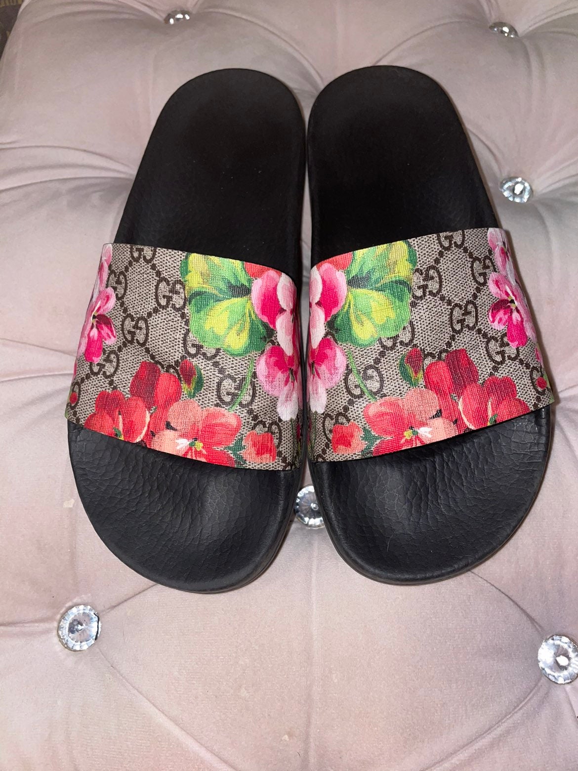 Gucci Blossom Slides
