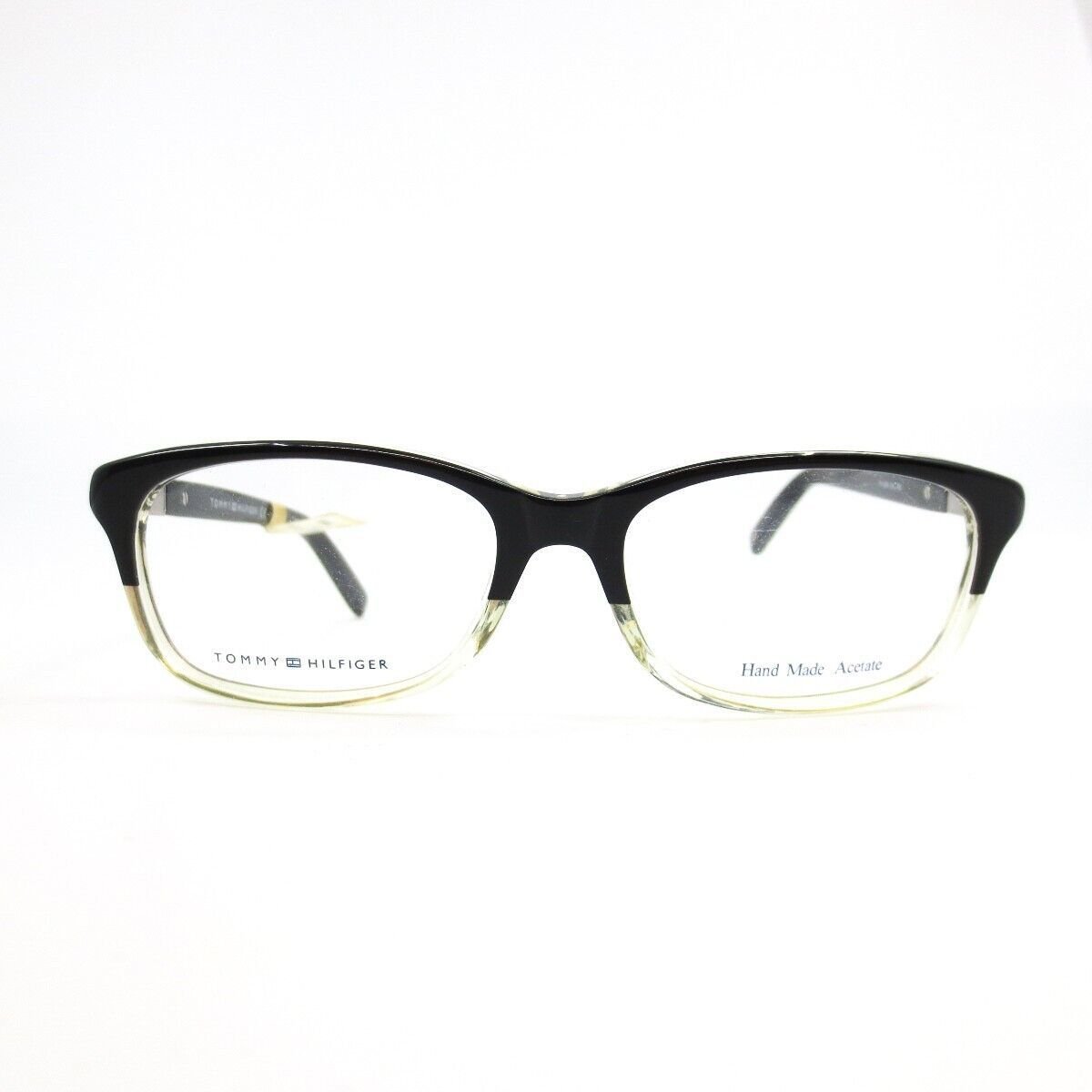 Tommy Hilfiger TH1206 7AL Eyeglasses Frames Black fade 52-16-135