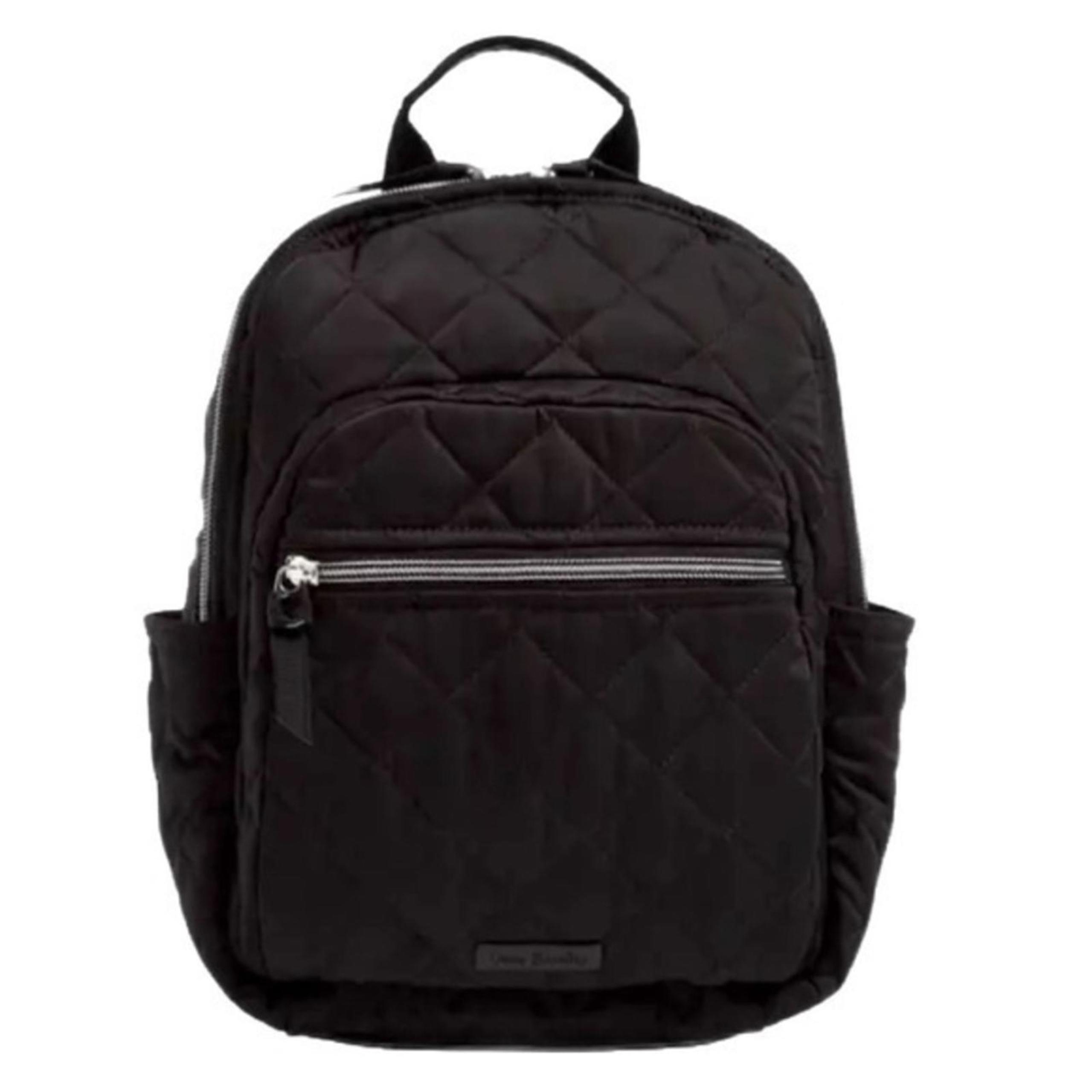 Vera Bradley Small Backpack in Performance Twill Black - NWT