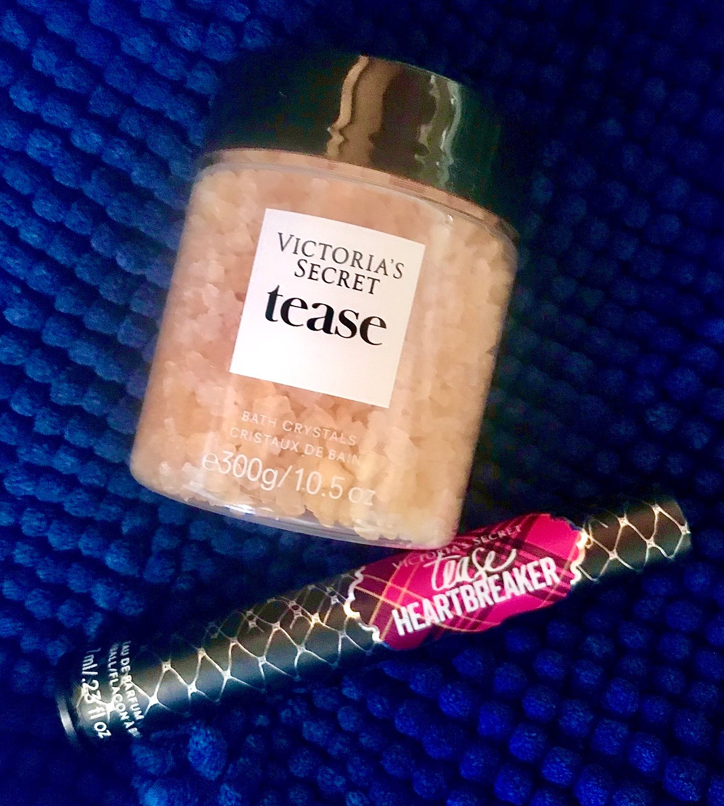 VS Victoria's Secret mini personal perfume bath salt set beauty
