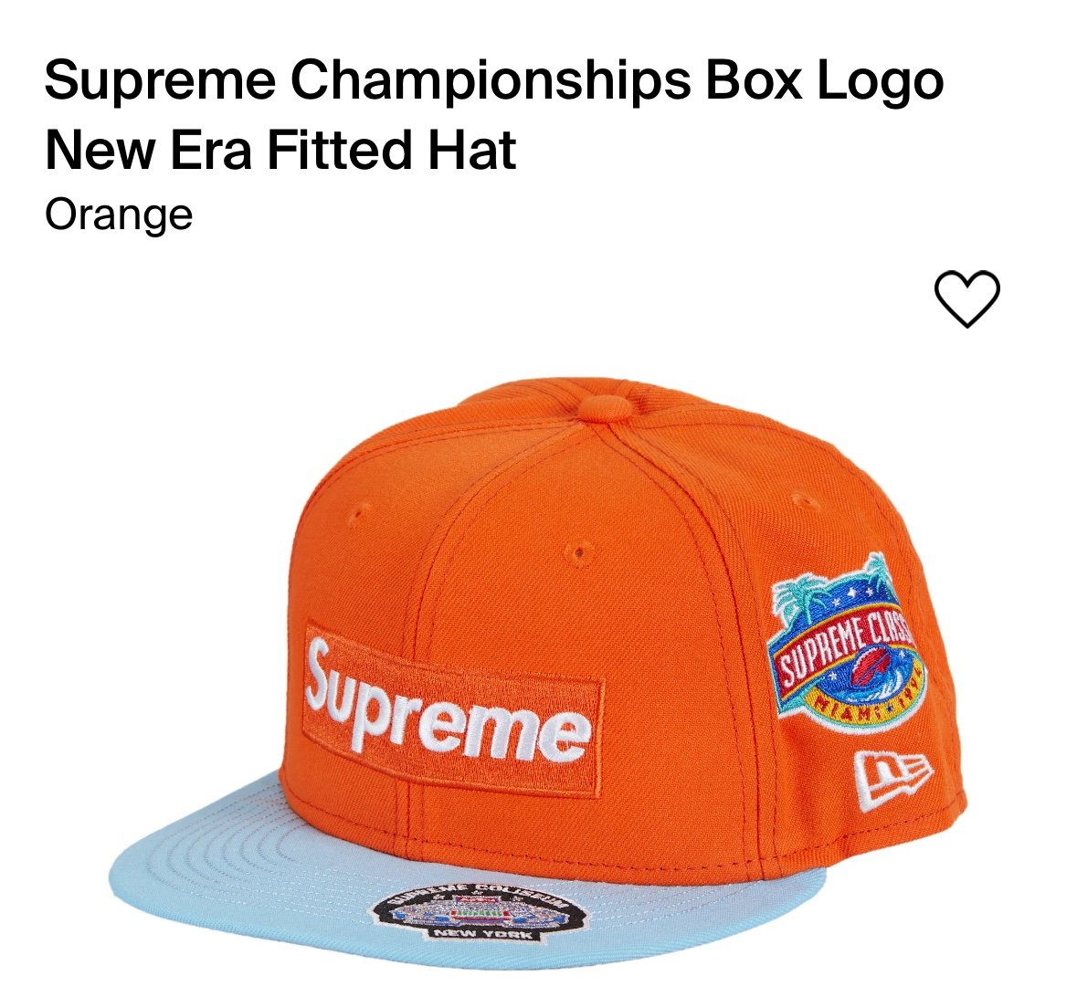 Supreme Box Logo New Era 7 3/8 $1M Metallic SS20H21 | eBay