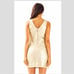 Excellent Lilly Pulitzer Mango Gold Metallic Daisy Laser Cut Medium MSRP 278