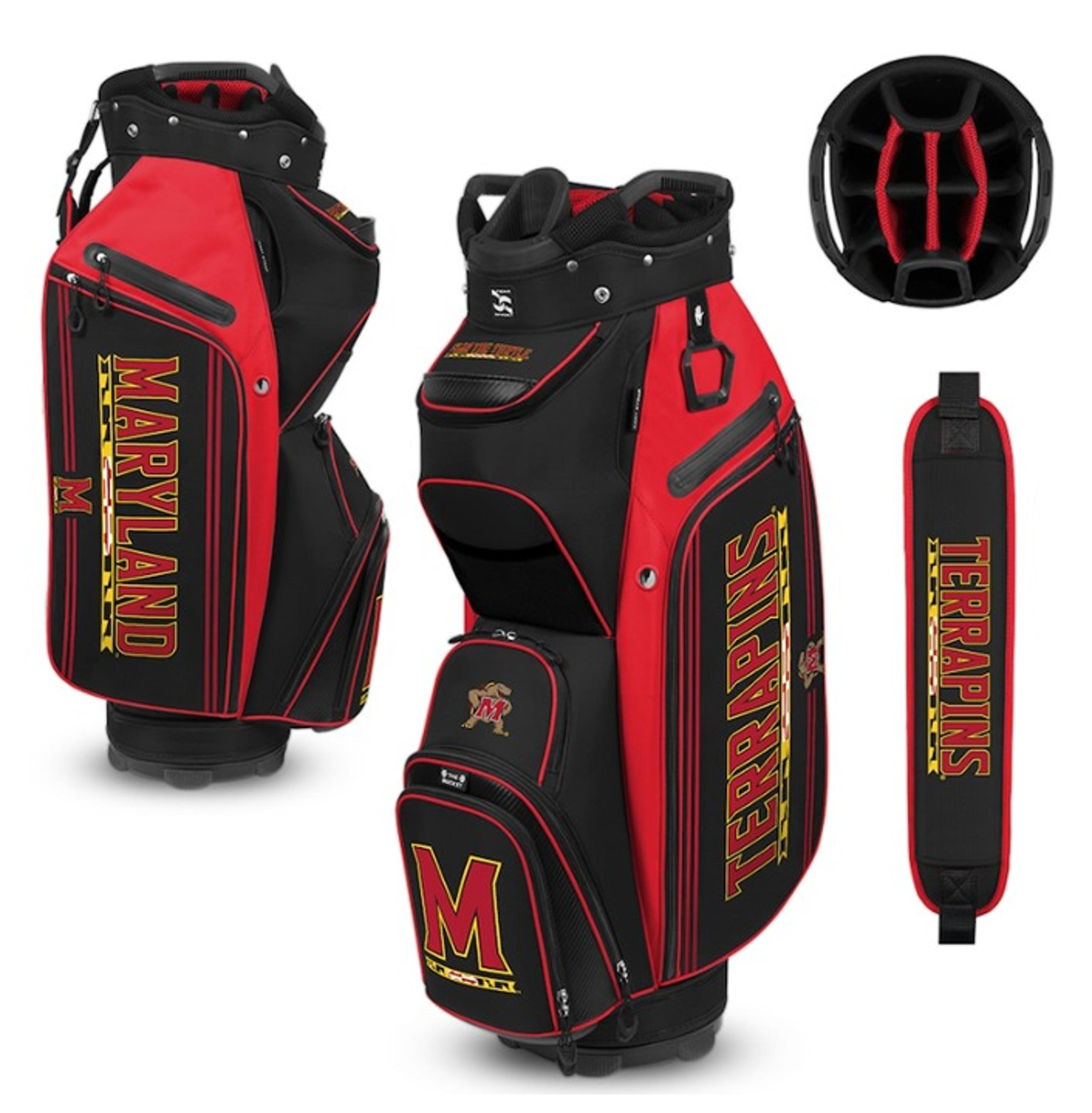 Maryland WinCraft Bucket III Cooler Cart Golf Bag - All Teams Available