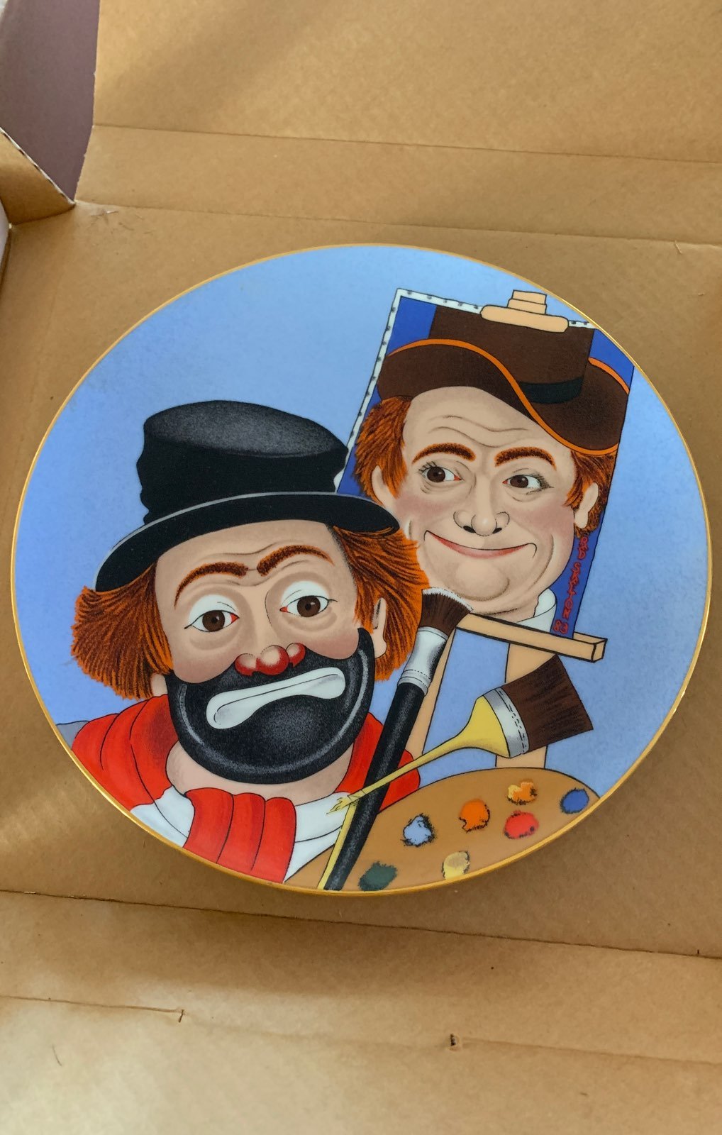 70 Years Young Red Skellington Plate