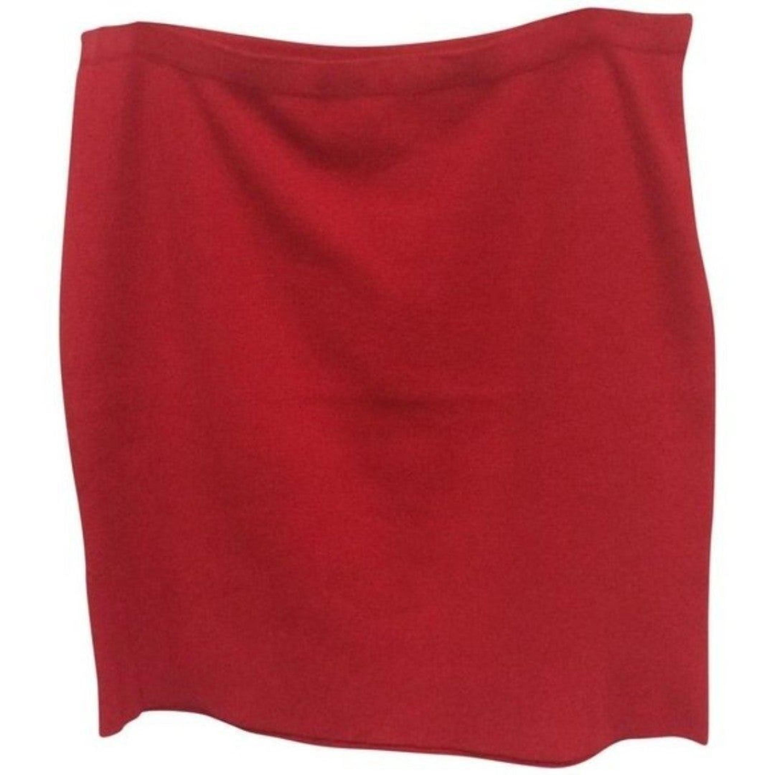 NWT Womens Size Large Adrienne Vittadini Knit Stretch Pencil Mini Skirt