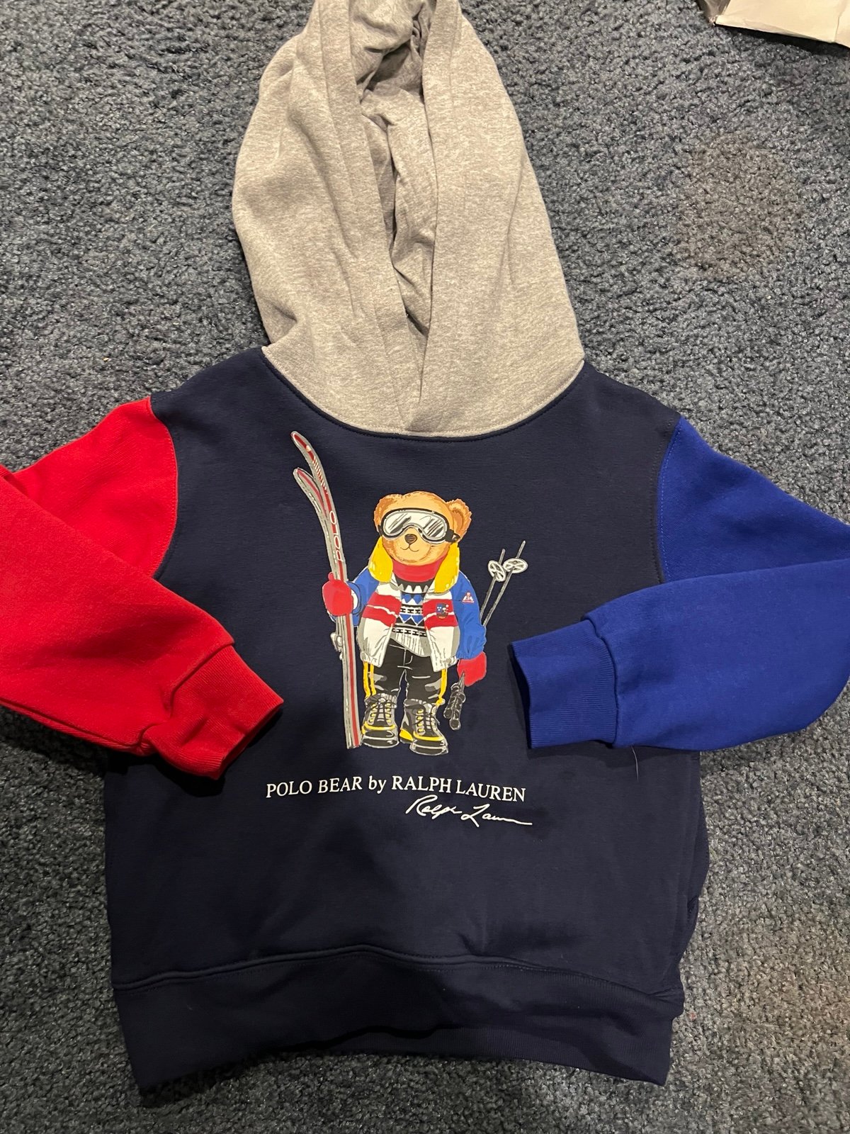 Boys Polo Teddy Bear hoodie