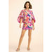 Trina Turk Sevilla Floral Jersey Swim Cover Up Tunic Dress