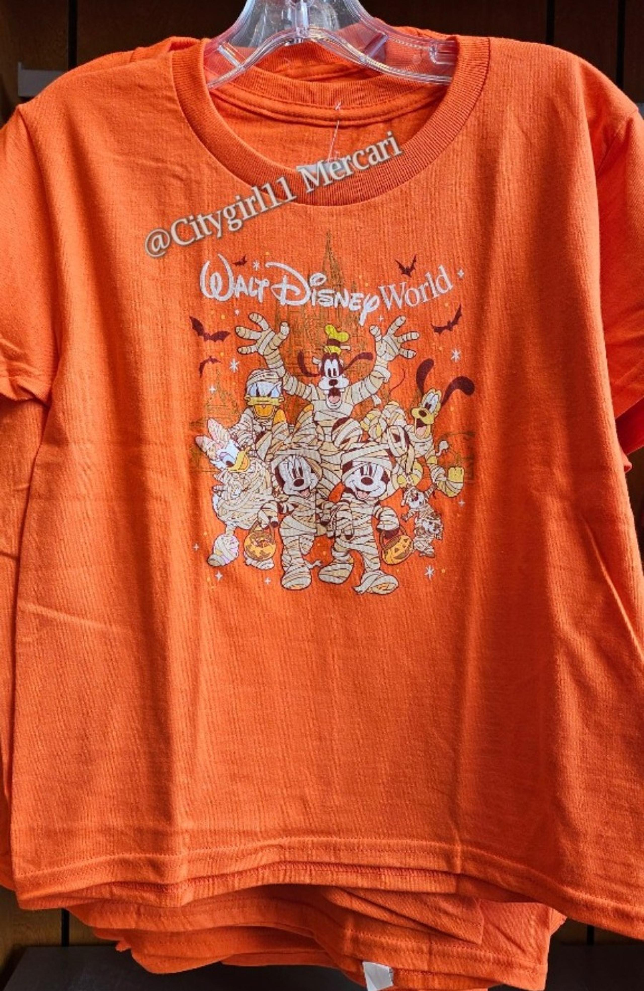 NEW Walt Disney World Kids Unisex T-shirt XL Mummy Mickey Donald Minnie Goofy